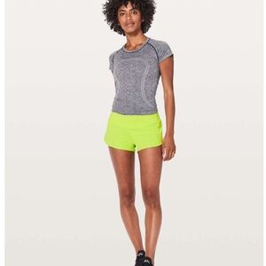 Lululemon 2.5" Speed Up Short in Lucid Lime
